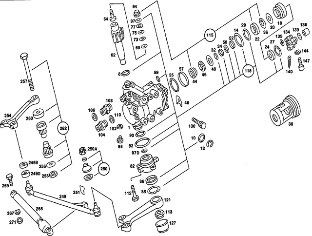 1169976982 - : Hose for Mercedes-Benz Image