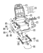 68472071AA - Interior Trim: Front Seat Back Frame for Mopar Image