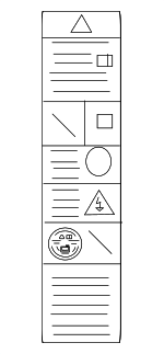 7916178J00 - : Caution Label for Suzuki Image