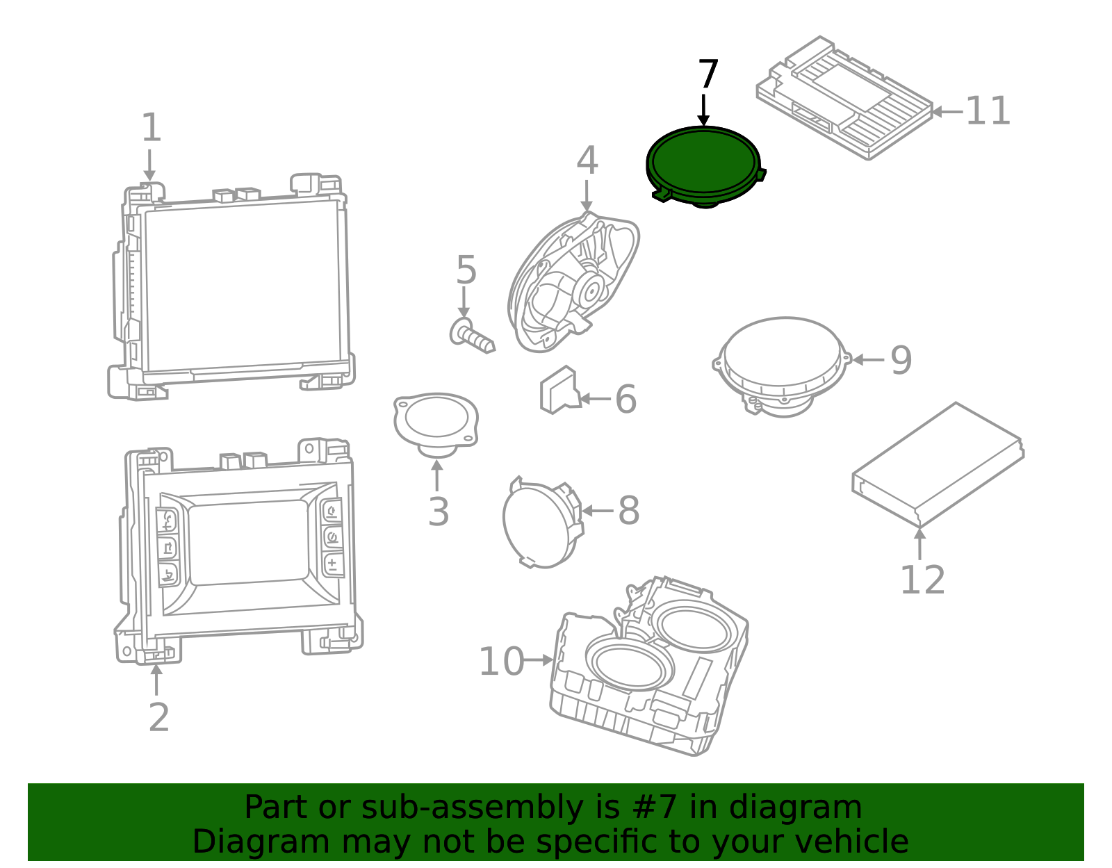 2009-2025 Mopar Speaker 05064551AB | Mopar Parts Canada 2009-2025 Mopar Speaker 05064551AB | Mopar Parts Canada