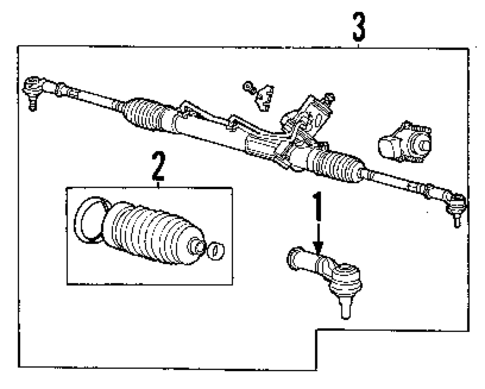 Steering Gear & Linkage for 2008 Jaguar X-Type #1