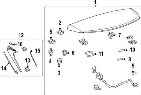 Spoiler for 2024 Lexus RX450h+ #0