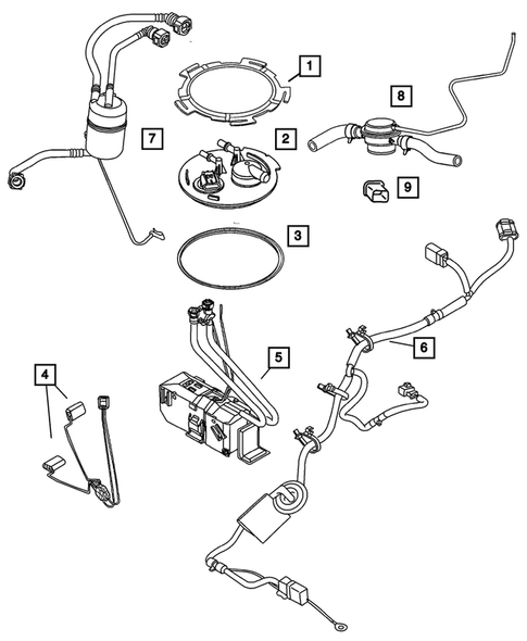 Fuel Pump and Sending Unit for 2003 Jeep Liberty #0