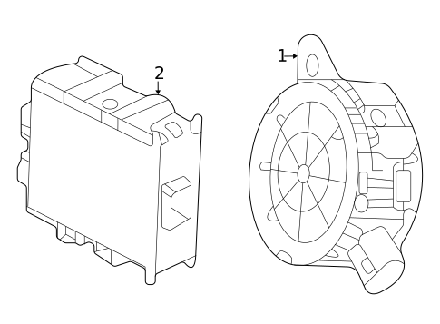 Electrical Components for 2019 Toyota Mirai #3