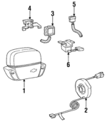 16752188 - Electrical: Driver Air Bag for Chevrolet: Corsica Image
