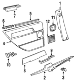 1386065 - : 1991-1994 Volvo - Lower Extension for Volvo: 940, 960 Image