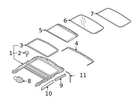 Sunroof for 2007 Volvo S40 #0