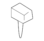 30799997 - Body: Sunroof Frame Buffer for Volvo: C30, S40, S60, S60 Cross Country, S80, V50, V70, XC70 Image