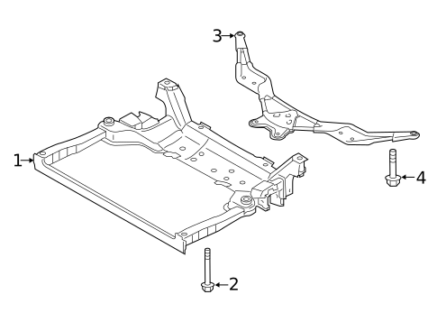 Suspension Mounting for 2019 INFINITI Q70 #1