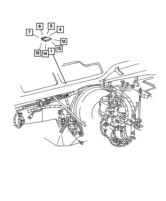 56010440AG - Electrical: Headlamp To Dash Wiring for Jeep: Liberty Image