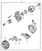 N3A118300R00 - : Alternator for Mazda: RX-7 Image