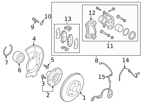 Anti-Lock Brakes for 2013 Hyundai Elantra GT #1