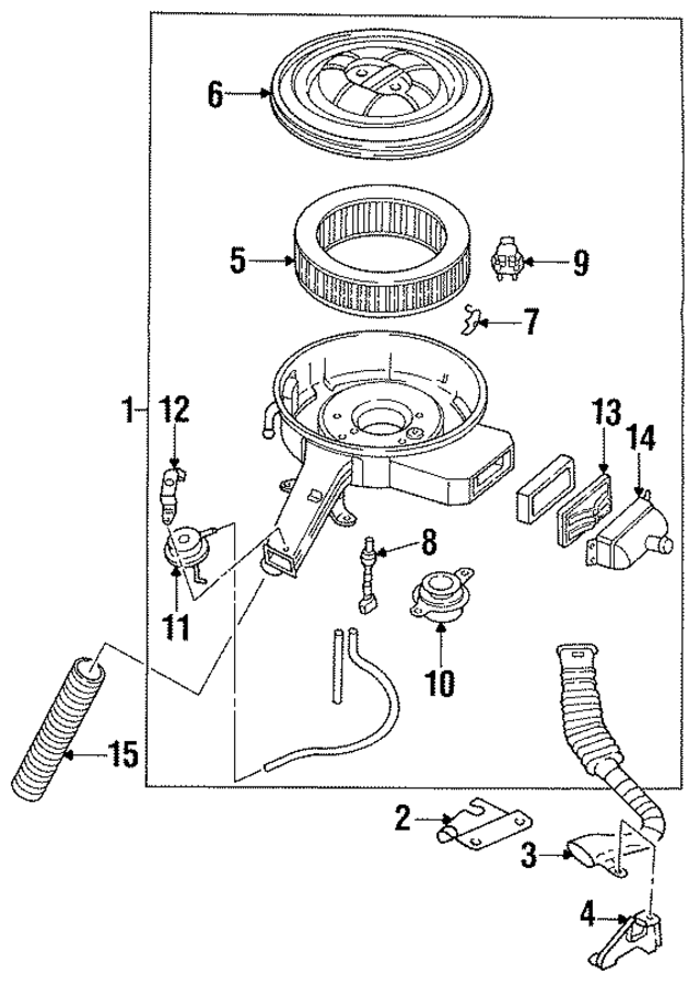 1651001M00 - : Vacuum Motor for Nissan: Maxima, Pulsar NX, Sentra, Stanza Image