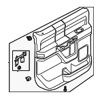 ML3Z1627410BF - : Door Trim Panel for Ford Image