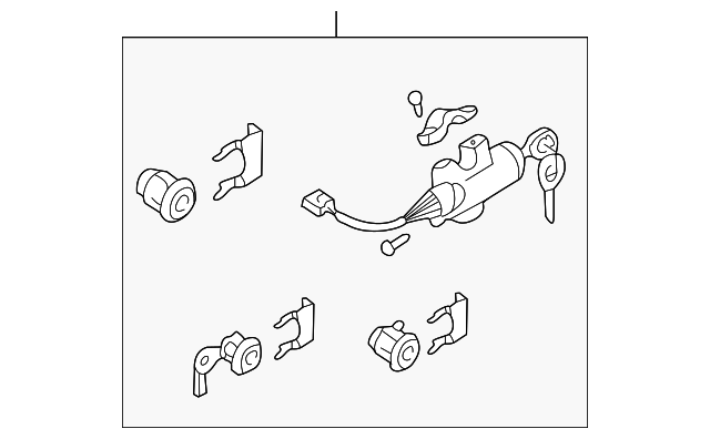 Lock Set - Nissan (K9810-9Z402)