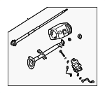 488051Z605 - : Steering Column for Nissan: Frontier, Xterra Image