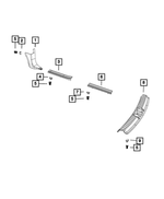 68045440AA - Interior Trim: Trim Clip for Mopar Image image