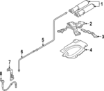 4K0616887A - Suspension: Pressure Valve for Audi: RS6 Avant, RS7 Sportback Image