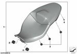 52538392380 - : Bench Seat for BMW-Motorrad Image