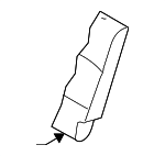 6902A854 - : Seat Back Pad for Mitsubishi: Lancer Image