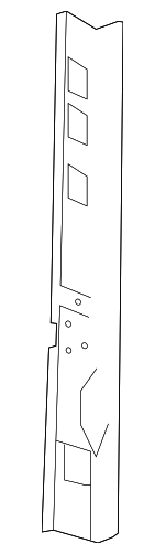 9066300110 - Body: Inner Pillar for MB Vans Image