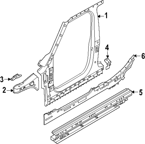 Hinge Pillar for 2025 Mini Countryman #0