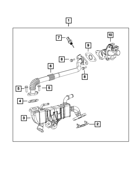 EGR System for 2018 Jeep Wrangler #0