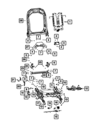 68552754AA - : Seat Bracket for Mopar Image