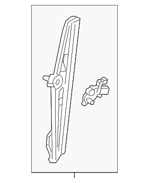 WLR493 - Electrical: Motorcraft™ Window Regulator for Ford Image