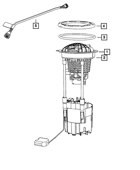Fuel Pump and Sending Unit for 2008 Dodge Ram 1500 #1