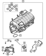 6509377AA - 6.4L Gas; Engine: Hex Flange Head Bolt, Mounting for Mopar Image