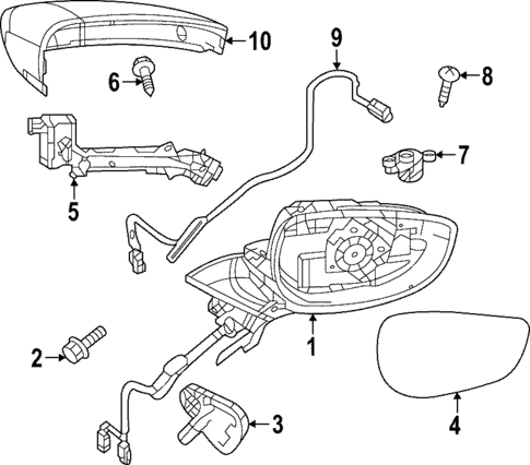 Mirrors for 2023 Mazda MX-30 EV #0