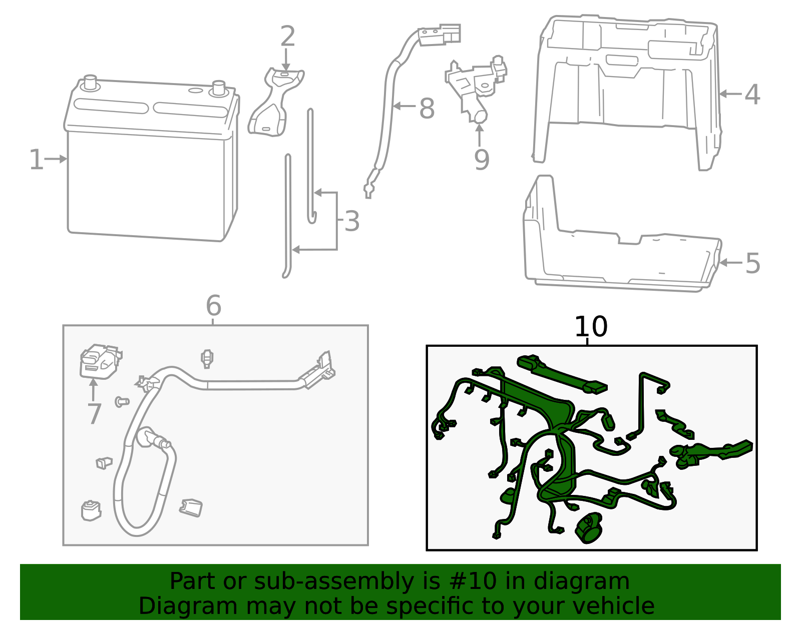 2013 Honda Civic Engine Wiring Harness 32200-TR2-A11 | OEM Parts