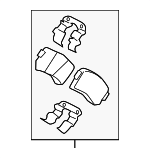 583023VA50 - : Brake Pads Rear for Hyundai: Azera Image