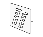 719300R070B0 - Body: Headrest Guide for Toyota Image