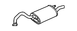 MR281007 - Exhaust: Muffler for Mitsubishi Image