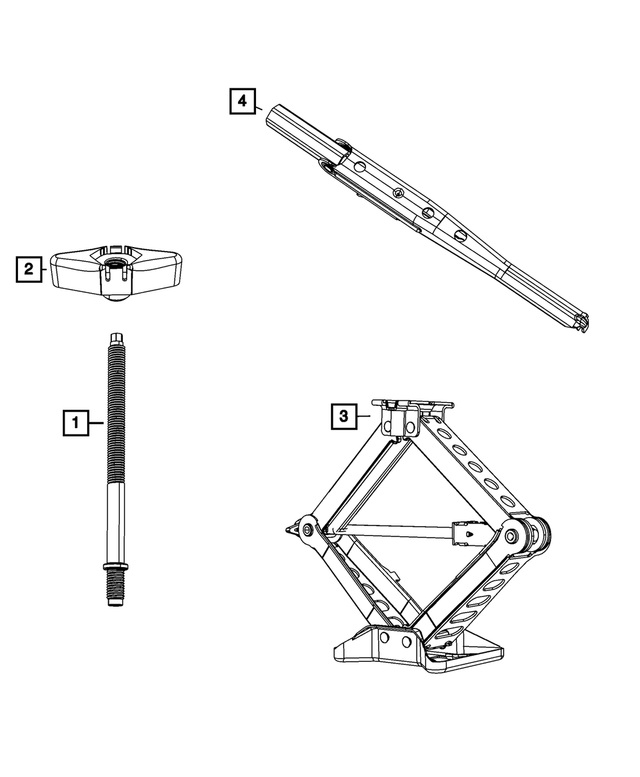 5105876AA - Wheels: Spare Wheel Stud for Mopar Image image
