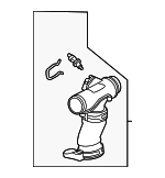 LR121447 - Cooling System: By-Pass Pipe for Land-Rover Image