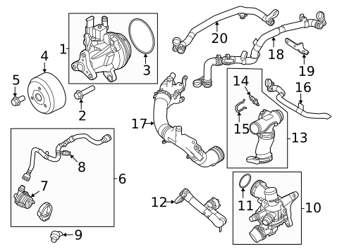 Water Pump for 2023 Land Rover Defender 90 #7