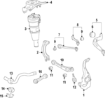 8B3407506A - Suspension: Front Arm for Audi: RS7 Sportback Image