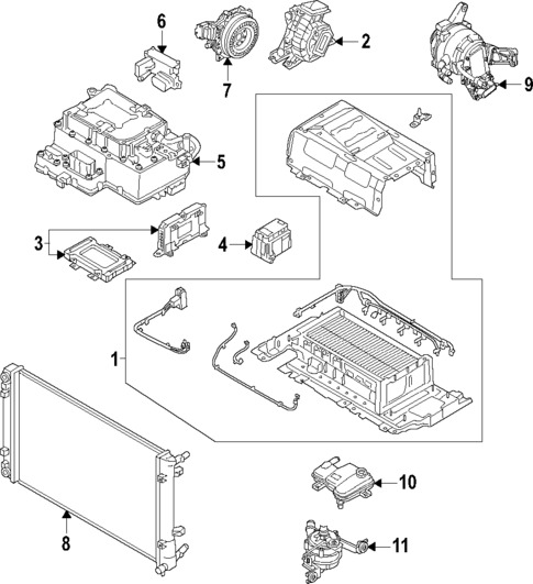 Battery for 2021 Hyundai Ioniq #0