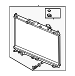 190105K0A02 - : W Radiator for Honda: Accord Image