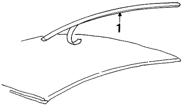 F6DZ5451728PTMB - : Roof Molding for Ford Image