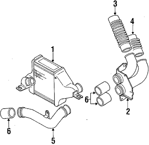 Intercooler for 1985 Isuzu Impulse #0