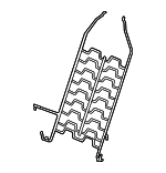 13561612 - Body: Support Spring for Buick: Enclave, Regal Sportback, Regal TourX | Cadillac: CT4, XT4 | Chevrolet: Colorado, Silverado 1500, Silverado 2500 HD | GMC: Canyon, Sierra 3500 HD Image