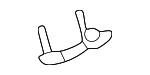1WP27TX7AA - Body: Grip Handle Rear Cover for Mopar Image