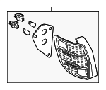 88969948 - Electrical: Tail Lamp Assembly for Pontiac: Vibe Image