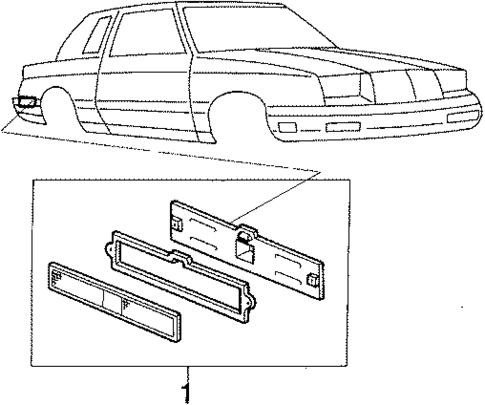 Side Marker Lamps for 1985 Chrysler Executive Limousine #1