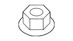 902370031 - Body: Amplifier Nut for Subaru Image