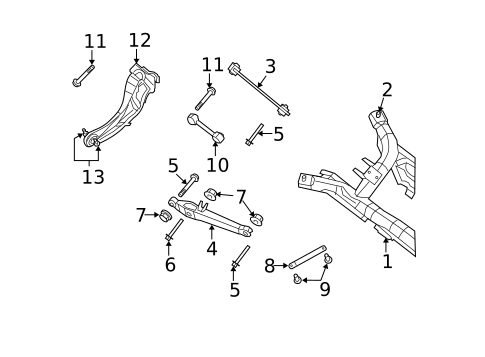 Rear Suspension for 2014 Jeep Patriot #1